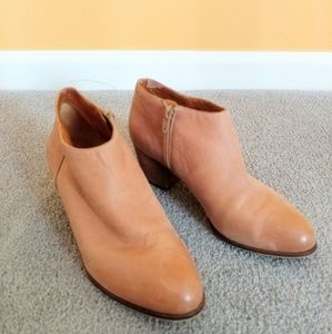 Lucky Brand Tan Ankle Boots